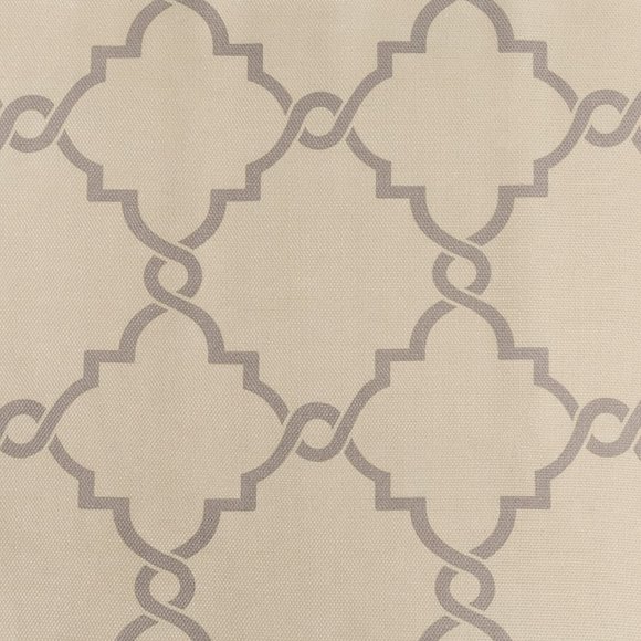 MADISON PARK Saratoga Window Valance Light Filtering Beige Gray 50 x 18 NEW NIP - Picture 2 of 7